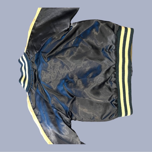 Vintage ENVOY bomber jacket for toddler blue and white with slight Vtg ware - Picture 3 of 6